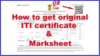 How to Download Online NCVT ITI Marksheet Certificate easily Hindi [upl. by Enelyw]