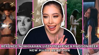 new music i missed beyoncé lizzy mcalpine madison beer amp noah kahan reaction 🤠🌿🤎 [upl. by Neehs]