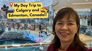 A Trip to Calgary and Edmonton in Canada 🇨🇦 calgary downtowncalgary edmonton [upl. by Nerrot956]