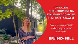 Unikatowa nieruchomość na Kociewiu  odrestaurowany dom wraz z domkiem dla gości i stawem [upl. by Martinelli]