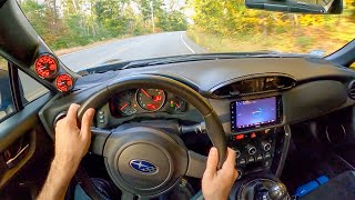 2016 Turbo Subaru BRZ Series HyperBlue  POV Test Drive by Tedward Binaural Audio [upl. by Kall]