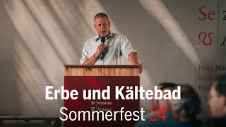 Punkte zur Lage Kältebad und Erbe  Götz Kubitschek mit einem Schlußvortrag zum Sommerfest 24 [upl. by Winfrid]