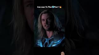 👊Ironman vs thor👊 marvel thor ironman mcu ytshorts [upl. by Leone]