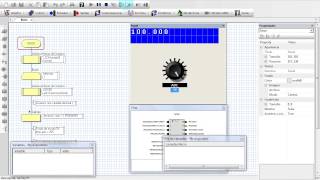 FLOWCODE  ADC 8 bits  PIC Voltimetro 100V  LCD [upl. by Katrinka]