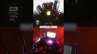 Infected speaker titan Upgraded VS Tv titan damaged skibiditoilet edit foryou [upl. by Ihcas]