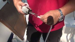 Replacing your Halyard Rope  Sailboat Halyard Line [upl. by Isborne]