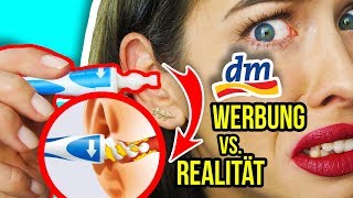 WERBUNG vs REALITÄT NEUE DM PRODUKTE 2018 im LIVE TEST 😳 amp CRAZY AMAZON MAKEUP [upl. by Enitsirk213]