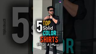 Top 5 best color shirt for mens 🔥shorts fashion mensfashion [upl. by Mayne]