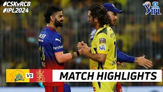 CSK vs RCB IPL 2024 Match Highlights  IPL Highlights 2024  CSK vs RCB IPL Highlights 2024 [upl. by Maclean359]