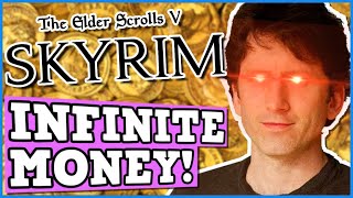 BECOMING GOD IN SKYRIM WITH INFINITE MONEY  Skyrim Is Perfectly Balanced Game With No Exploits [upl. by Odnanref]