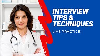 Interview tips and technique  Live practice with Elle [upl. by Berstine455]