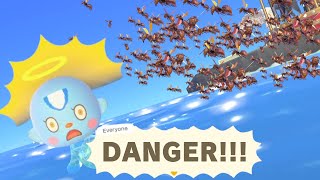 Something SPECIAL Happens With Wasps in the Water Only If You Do This in Animal Crossing [upl. by Sellers]