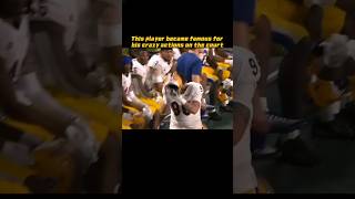 This player became famous for his crazy actions on the court shorts sports edit nfl football [upl. by Ecirtaeb]