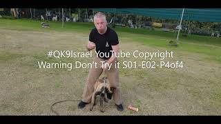 Arkadi Shulman Manof K9 QK9Israel YouTube Copyright Warning Dont Try it S01 E02 P4of4 [upl. by Anirahtak]