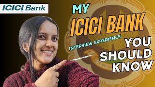 My ICICI Bank Interview experience CA Campus Placement Questions asked Role CTC [upl. by Enilekaj481]