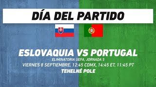 Eslovaquia vs Portugal Futbol [upl. by Hpeosj]