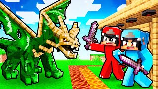 ZOMBIE DRAGON vs Most Secure House in Minecraft [upl. by Ruttger]