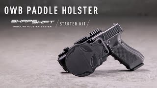 Paddle Holster for OWB Carry  Fully Customizable  Alien Gear Holsters [upl. by Larochelle329]