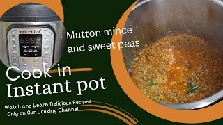 قیمہ مٹر بنانے کا منفردReviews About Instant Pot reviews instantpot quickrecipe [upl. by Doraj]