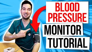 How to use a blood pressure monitor at home and cuff [upl. by Orland]