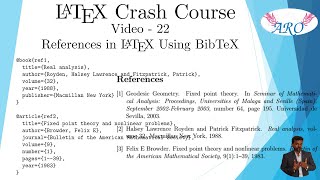 LaTeX Crash Course in Tamil Reference Management in LaTeX Create BibTeX File in LaTeX by G Scholar [upl. by Leal]