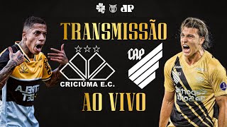 CRICIÚMA X ATHLETICO PR  RODADA 27  BRASILEIRÃO 2024  AO VIVO 🔴 [upl. by Ymmaj160]