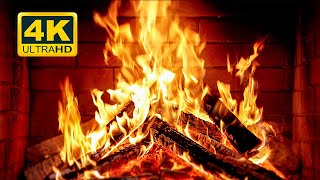 🔥 Cozy Fireplace 4K 12 HOURS Fireplace with Crackling Fire Sounds Crackling Fireplace 4K [upl. by Larina]