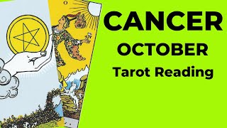 Cancer A Spectacular Month In Unexpected And Unusual Ways 💛 October 2024 Monthly Tarot [upl. by Leemaj]