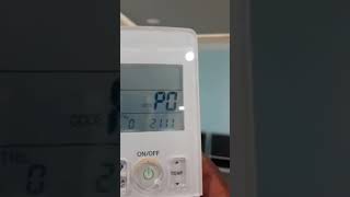 How to check error code in Daikin AC ki error remote se kaise check kare [upl. by Fairfield]