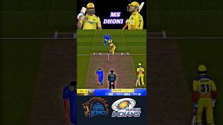 Ms Dhoni Sixs 😱  CSK vs MI  cricketshorts realcricket24 [upl. by Kata]