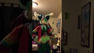 got the dance right D fursona antizoo dinomask furries fursuit cosplay dinomaskfurry [upl. by Ailecra551]