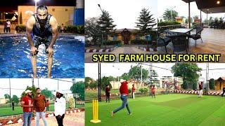 SYED FARM HOUSE FOR RENT IN SHAMSHABAD WEEKEND  SUMMER POOL [upl. by Hartley]