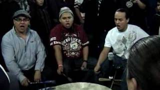 Northern Cree singing Southern Style in Toronto [upl. by Nonnag]