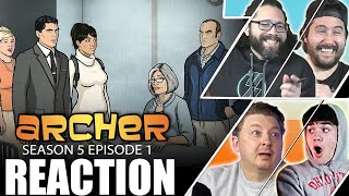 Archer 5x1 quotWhite Elephantquot REACTION [upl. by Tessi]