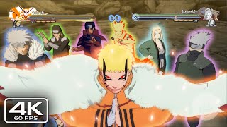 All Hokage Ultimate Jutsus amp Team Ultimate Jutsus 4K  Naruto Shippuden Ultimate Ninja Storm 4 [upl. by Eceirtal]