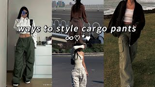 How to style Cargo Pants chic and versatile styling [upl. by Heywood]