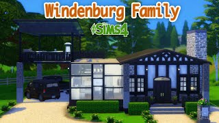 A Windenburg Family Home  Sims 4 Speed Build [upl. by Bixby]