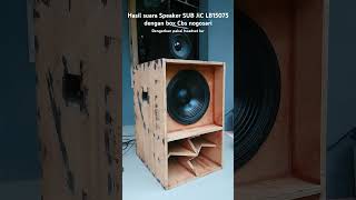 Hasil suara Speaker Subwoofer JiC LB15075 dengan box Cbs nogosari [upl. by Limay987]