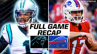 Panthers vs Bills Josh Allen throws for 3 TD in big win  CBS Sports HQ [upl. by Haya]