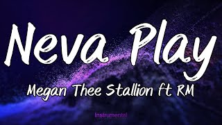 Megan Thee Stallion ft RM  Neva Play Instrumental [upl. by Ayk]