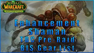 Elemental Shaman PreRaid BIS Gear [upl. by Atinehc365]