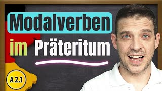 All German Modal Verbs in Simple Past Präteritum [upl. by Annailuj]