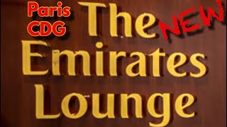 Emirates new lounge Paris Charles de Gualle [upl. by Lellih]