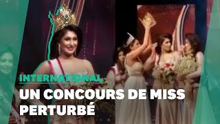 Au Sri Lanka la couronne de Miss 2021 retirée de force par une ancienne lauréate [upl. by Root950]