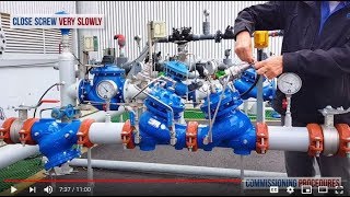 Pressure Reducing Station With Excessive Pressure Shutoff Valve  Commissioning Procedure [upl. by Win]