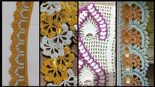 Easy  handmadecrochet beautiful trending laces design ideas [upl. by Malony]