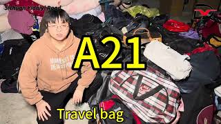 A21 Used luggage used travel bag，China factory [upl. by Enomes393]