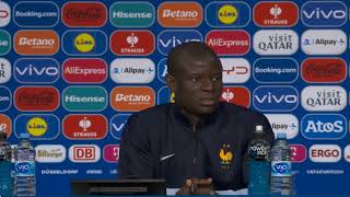 Ngolo Kante Post Match Press Conference Austria vs France 01 [upl. by Gausman156]