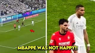 Mbappe was FRUSTRATED with Vinicius hattrick 😡  Real Madrid  Osasuna [upl. by Battiste460]