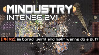 Mindustry hex pvp Insanely cursed 2v1 [upl. by Ayotel]